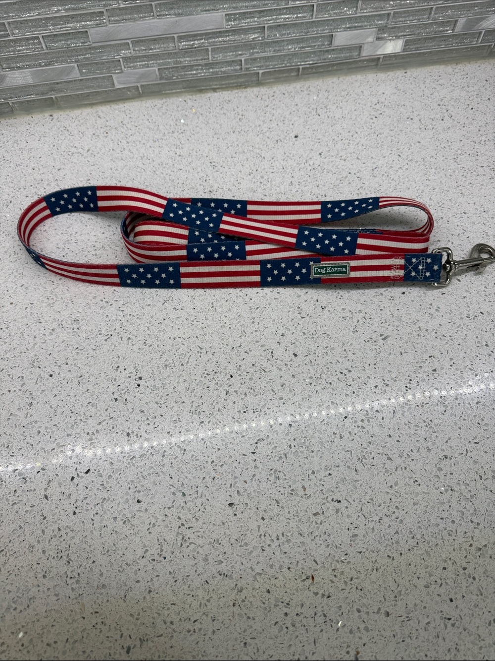 Karma American Flag Dog Leash - Red, White & Blue